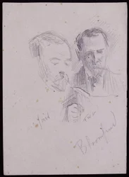 Reginald Blomfieldin muotokuva, n. 1894 (kynä paperille)