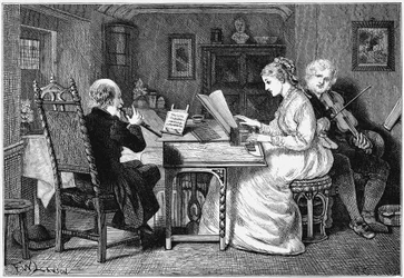 Musiikin tekeminen, Lontoo, 1874