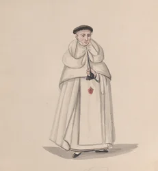 Mercederian veljeskunnan pappi Our Lady of Mercy -ritarikunnan piirustusryhmästä..., 1848.