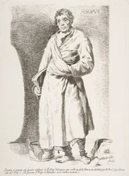 Aesop Aesopus, Etchingsistä Velazquezin jälkeen, 1778.