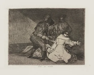 Tämä on huono. (Tämä on huonoa.), pl. 46 sarjasta The Disasters of War