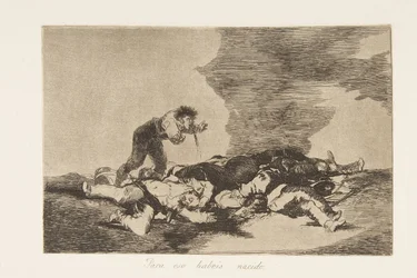 Levy 12 julkaisusta The Disasters of War Los Desastres de la Guerra: Tämä..., 1810, julkaistu 1863.