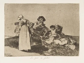 Levy 55 julkaisusta The Disasters of War Los Desastres de la Guerra: Th..., 1811-12, julkaistu 1863.
