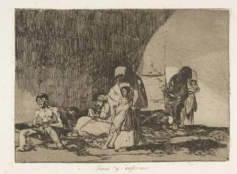 Levy 57 teoksesta The Disasters of War Los Desastres de la Guerra: Th..., 1811-12, julkaistu 1863.