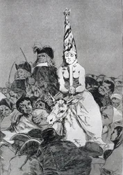 193-0082124 Asialle ei voitu tehdä mitään, "Los caprichos" -levy 24, pub. 1799 (etsaus)