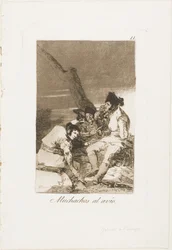Lads Making Ready, lautanen yksitoista Los Caprichosista