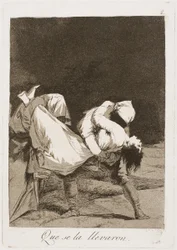 They Carried Her Off!, levy kahdeksan, Los Caprichos, 1797-99