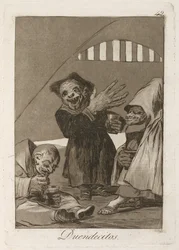 pienet tontut Hobgoblins. Los Caprichosista, 1797-1798