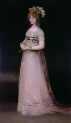 Muotokuva Maria Theresa de Bourbon y Vallabrigasta, Chinchonin kreivitär, n. 1801
