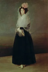 Muotokuva Carpion kreivittärestä (1757-95) Marquesa de la Solana, noin 1793.