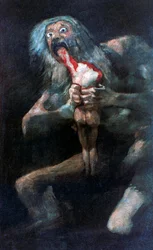 Saturnus syö yhden lapsistaan, 1821-1823