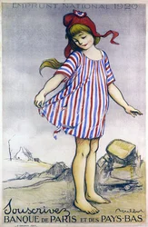 Vuoden 1920 kansallista lainaa mainostava juliste, Banque de Paris et des Pays-Bas