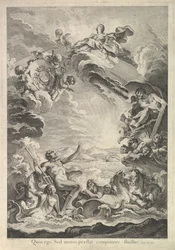 Neptunus rauhoittaa myrskyä Neptunus rauhoittaa myrskyä, 1700-luku.