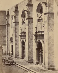 [Meksikon keisari Maximilianin ja sotilaiden vankeuspaikka], 1867.