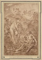Aurora ja Cephalus, noin 1766 (piirustus)