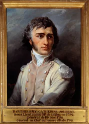 Barthelemy Joubertin (1769 - 1799) muotokuva yliluutnantin univormussa