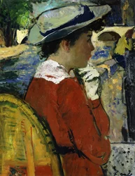 Eugenie Seinen kustannuksista; Eugenie sur les frais de la Seine, n. 1946-47 (öljy aluksella)
