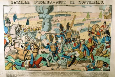 Esslingin taistelu - Montebellon kuolema, 21. toukokuuta 1809, c1835
