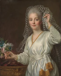 Nuoren naisen muotokuva Vestalina, 1767.