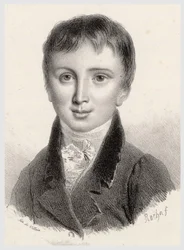 Franz Liszt 11-vuotiaana, n. 1822.