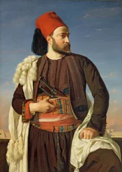 Muotokuva Leconte de Florisista Egyptin armeijan univormussa, 1840