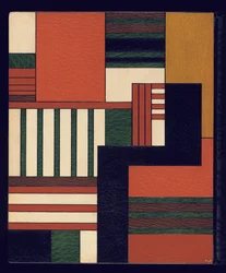 Joseph Charles Victor Mardrusin "The Charming Story of Adolescence, Sugar of Love" kansi, värittäjä Jean Dunand (1877-1942), n. 1927 (Marokko)