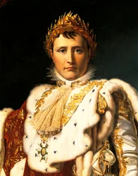 Napoleon Bonaparte keisarin juhlapuvussa, noin 1805