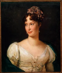 Muotokuva vaikutuksen Marie Louisesta (1791 - 1847). Francois Gerardin (1770-1837) maalaus