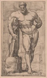 Farnese Hercules, näkymä edestä [levy 2]