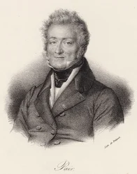 Säveltäjä Ferdinando Paerin muotokuva 1771-1839, 1830.