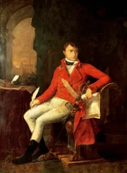 Napoleon I Bonaparten muotokuva ensimmäisen konsulin univormussa