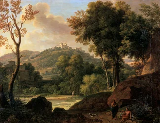 Firenzen ympärillä oleva maaseutu, Italia, 1700-luvun loppu 1800-luvun alussa