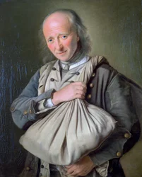 Mies kaksoissäkillä, c1725-1778