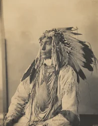 Kill Spotted Horse, Assiniboines, 1898 (platinapalladiumpainatus)