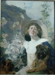 Taiteilijan vaimo Katherine Graham