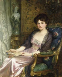 Taiteilijan vaimoksi sanotun naisen muotokuva, 1911