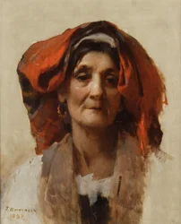 Italian naisen johtaja, 1887