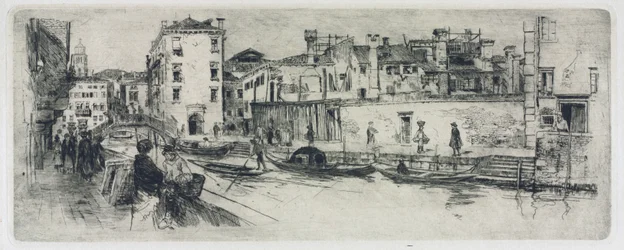 San Trovasson kanava, Venetsia, 1883.
