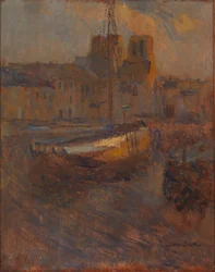 Alukset Anchorissa, Cherbourgissa nro. II, n.d.