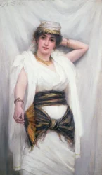 Yoletta 1888 (oil on panel)