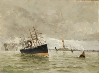 New York: Sisääntulo satamaan, 1887.