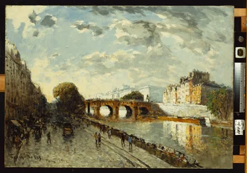 Seine Pariisissa, Quai des Augustins, 1922