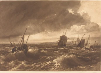 The Mouth of the Thames Isle of Sheppey in Distance, 1891.