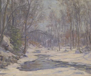 Uma Manhã de Inverno (óleo sobre tela) finlandês