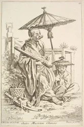 Toinen kiinalainen muusikko, 1738-45.