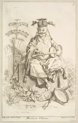 Kiinalainen muusikko, 1738-45.