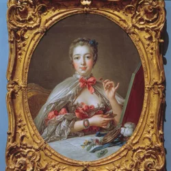 Madame de Pompadour bei der Toilette.