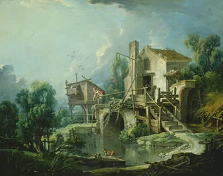Quiquengrognen tuulimylly Charentonissa tai Charentonin tuulimylly, n. 1750-60