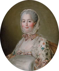 Jeanne-Antoinette Poisson, Pompadourin markiisi (1721-1764), kirjoittanut François-Hubert Drouais.