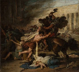 Roomalaisten Jerusalemin ryöstö, 1824.